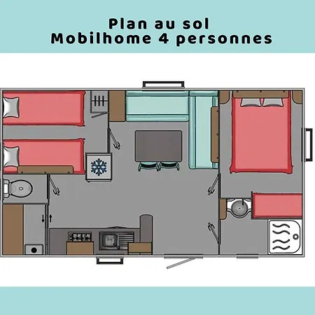Pensjonat Le C24 - Equipe Pour 4 Avec Tv 3*